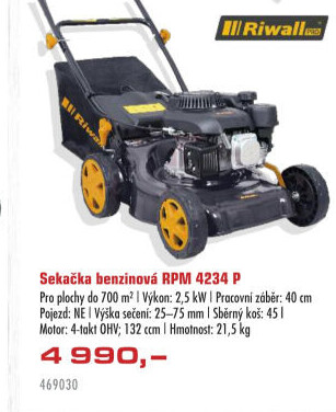 Benzínová sekačka Riwall RPM4234P