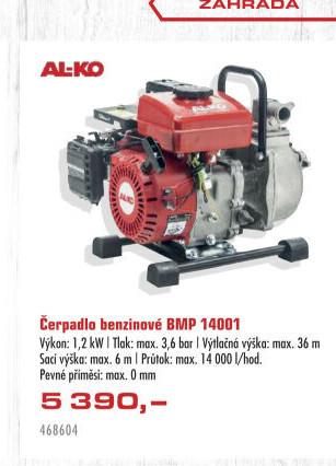 Benzinové čerpadlo AL-KO BMP14001