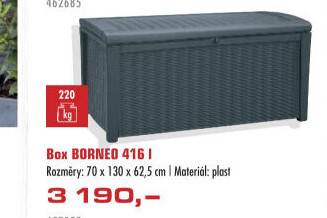 Box zahradní úložný Borneo