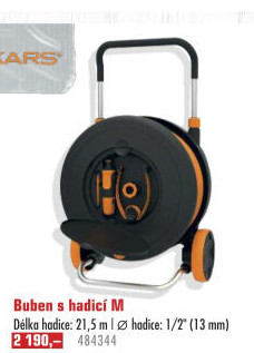 Buben na hadici s kolečky Fiskars