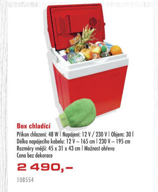 Chladicí box elektrický
