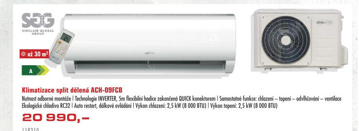 Klimatizace ACH-09FCB Coolexpert