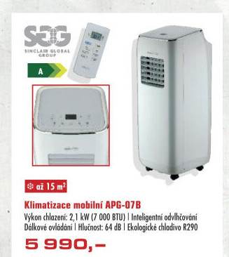 Mobilní klimatizace CoolexpertAPG-07B
