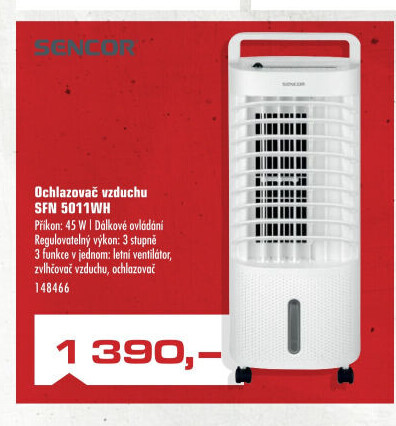 Ochlazovač vzduchu Sencor SFN 5011WH
