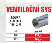 Potrubí AL-flexi