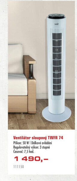 Sloupový ventilátor TWFR Home