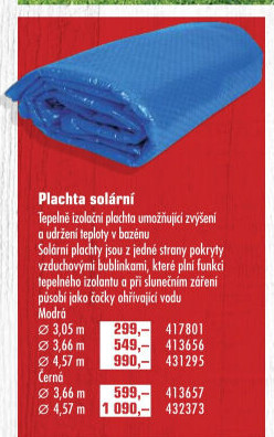 Solární plachta Marimex