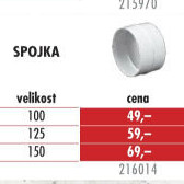 Spojka ventilačního kanálu