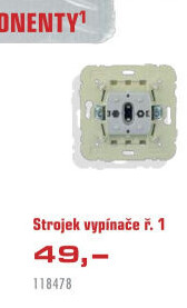 Strojek do vypínače