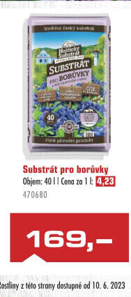 Substrát pro borůvky Hoštický Substrát