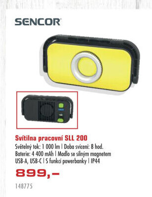 Svítilna Sencor SLL 200