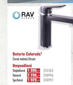 Umyvadlová baterie Colorado Ravslezák