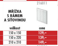 Větrací mřížka