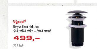 Výpust umyvadlová