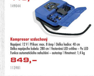 Vzduchový kompresor Compass