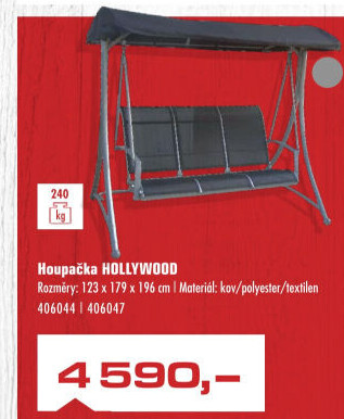Zahradní houpačka Hollywood