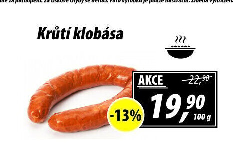 Krůtí klobása