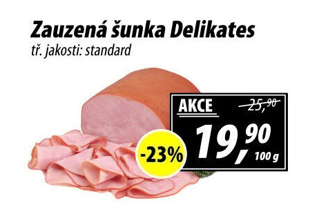 Šunka zauzená delikates standard