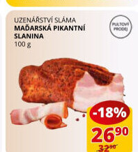 Maďarská slanina pikantní Sláma
