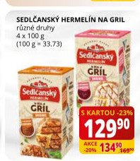 Sýr Hermelín na gril Sedlčanský
