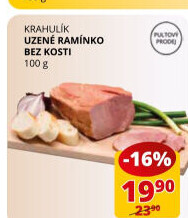 Uzené ramínko bez kosti Krahulík