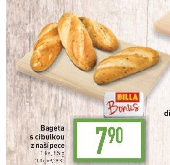 Bageta s cibulkou