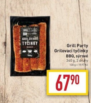 Grilovací tyčinky barbecue Grill Party