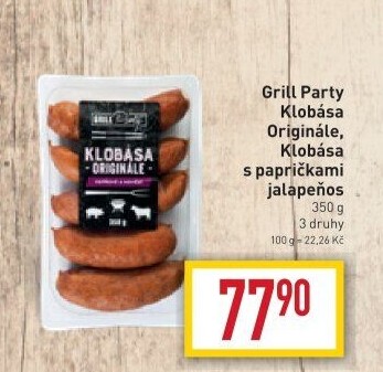 Klobása Originále Grill Party