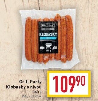 Klobása s nivou Grill Party
