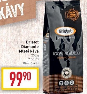 Mleté kávy Diamante Bristot