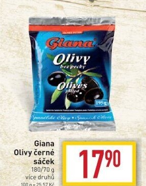 Olivy černé Giana