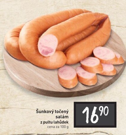 Salám šunkový točený