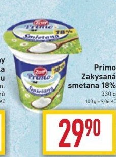 Smetana zakysaná 18% Primo Zott