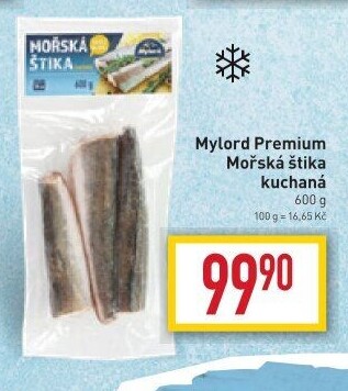 Štika mořská kuchaná mražená Premium Mylord