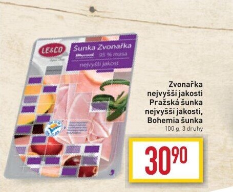 Šunka Zvonařka nejvyšší jakosti LE&amp