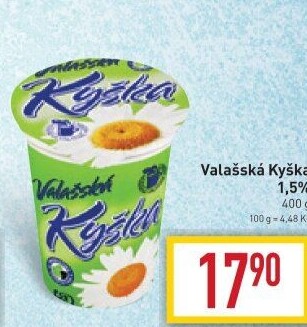 Valašská kyška Mlékárna Valašské Meziříčí