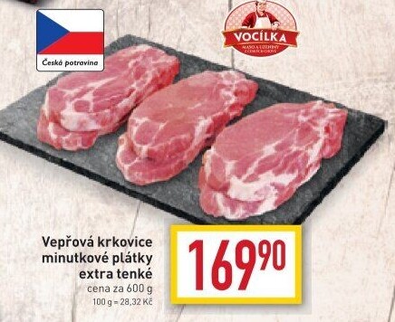 Vepřová krkovice bez kosti Vocílka