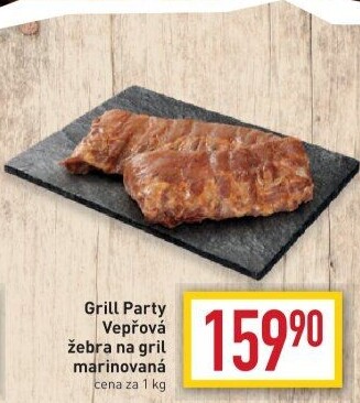 Vepřová žebra marinovaná na gril Grill Party