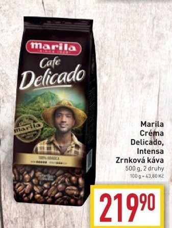 Zrnková káva Crema Delicado Marila