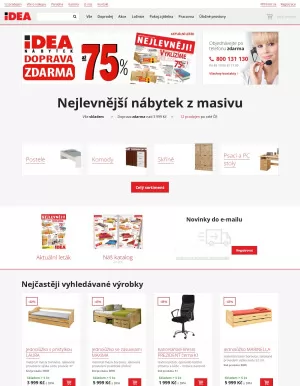 akční leták IDEA nábytek 6.6.2023-12.6.2023