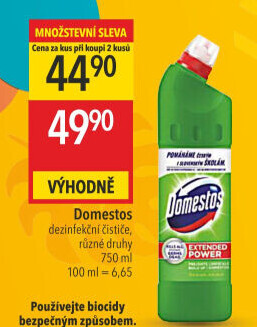 Čistič WC gelový Domestos