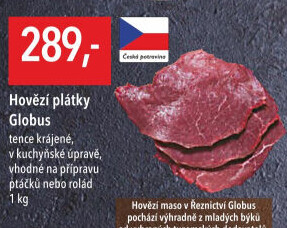 Hovězí plátky Globus