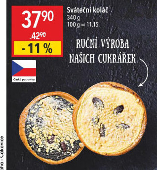 Koláč sváteční