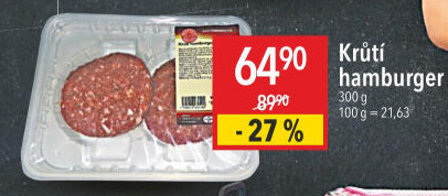 Krůtí hamburger