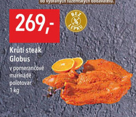 Krůtí steak marinovaný Globus