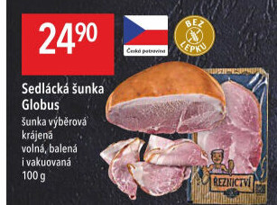 Šunka sedlácká výběrová Globus