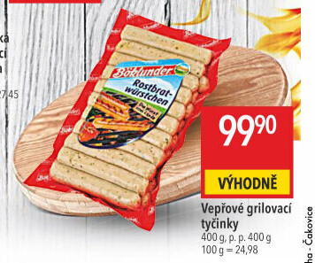 Vepřové grilovací tyčinky Böklunder