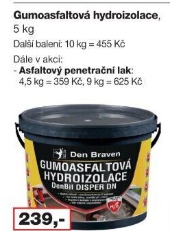 Asfaltový penetrační lak Den Braven