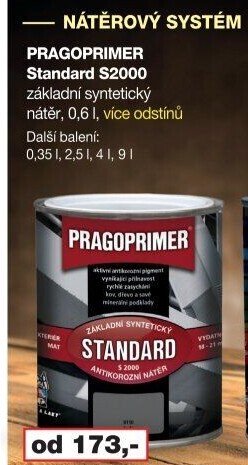 Barva na kov Standard Pragoprimer