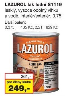 Lodní lak Lazurol